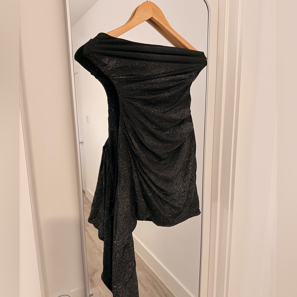 Hannah Mini Dress and gloves with Sparkle